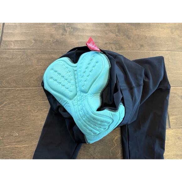 SANTIC Mens Black Pullover Padded Cycling Reflective Pants Size L LARGE - Picture 7 of 10